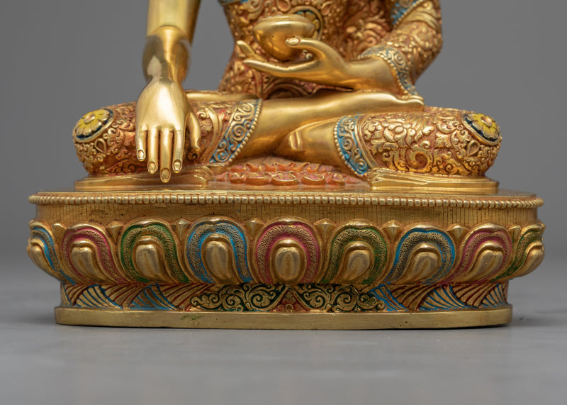 Shakyamuni Buddha Patan Nepal Statue | Traditional Nepali Buddhist Sculpture
