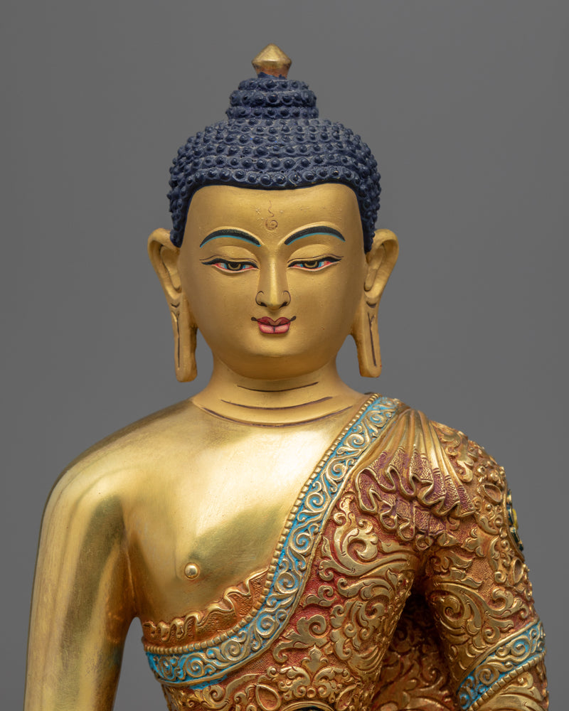 Shakyamuni Buddha Patan Nepal Statue | Traditional Nepali Buddhist Sculpture