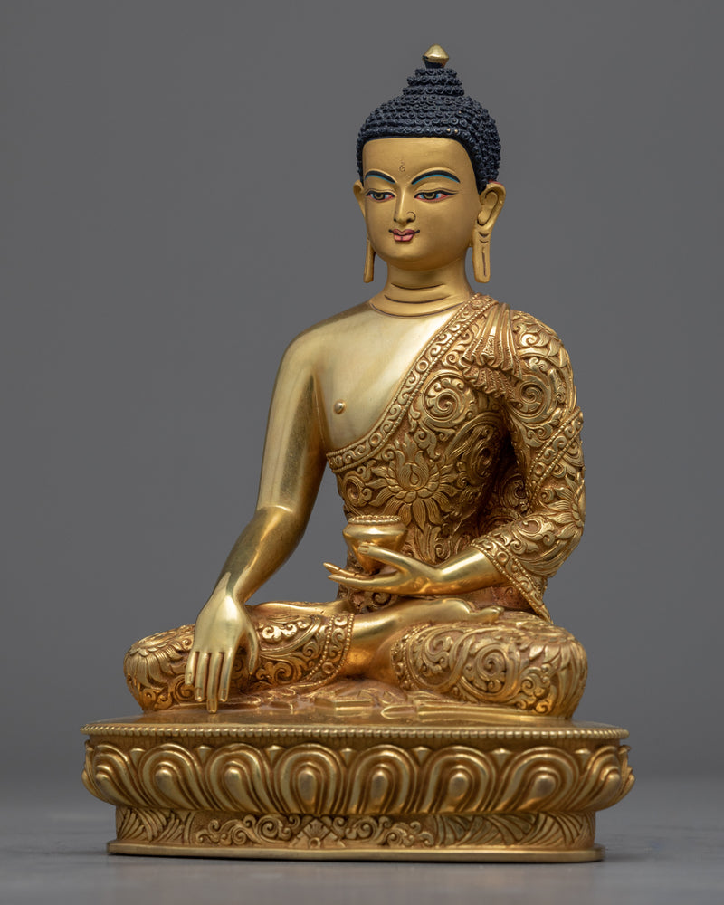Hand Made High Quality Shakyamuni Buddha Statue | Traditional Buddhist Art