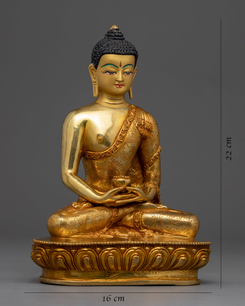 Amitabha the Buddha of Infinite Light Sculpture | Traditional Buddhist Art