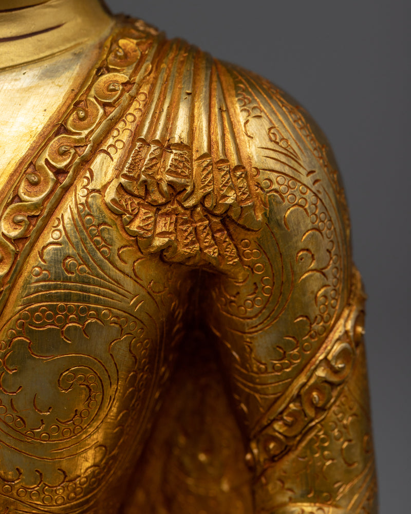 Amitabha the Buddha of Infinite Light Sculpture | Traditional Buddhist Art