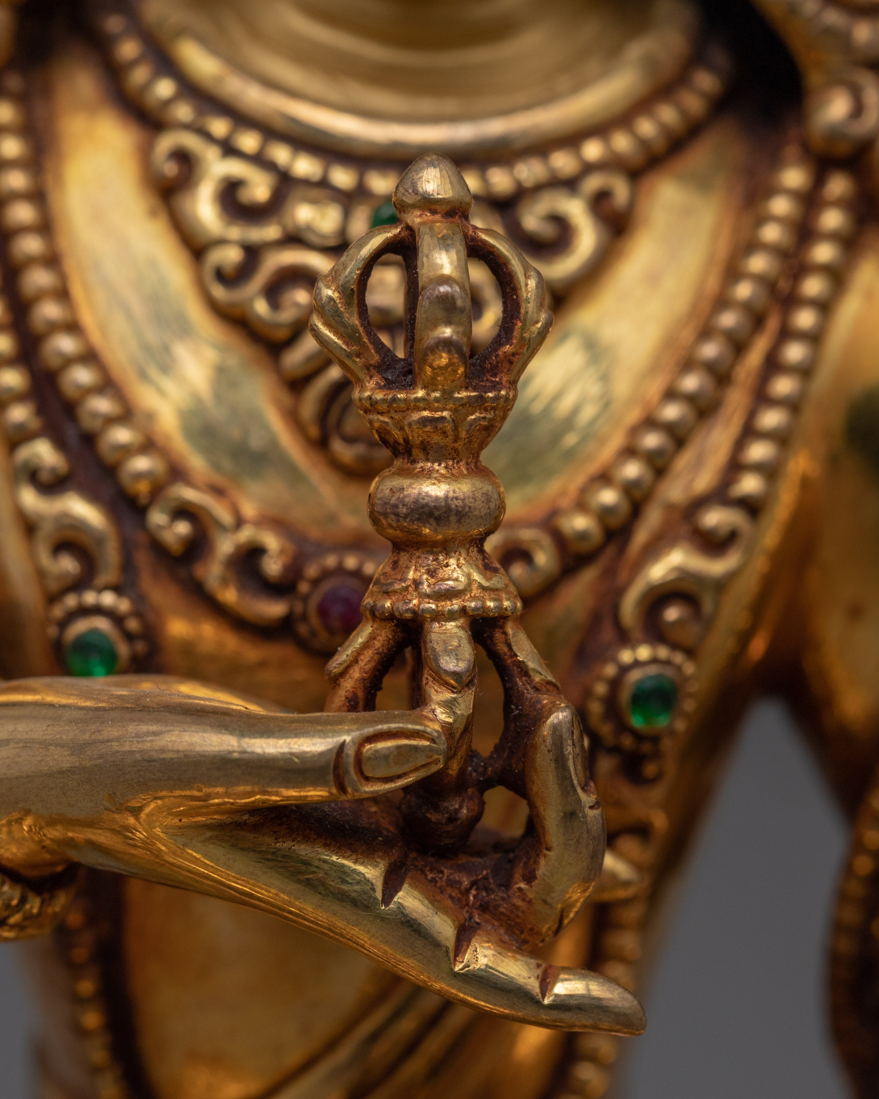 Tibetan Vajrasattva  Bodhisattva Sculpture | Traditional Himalayan Art