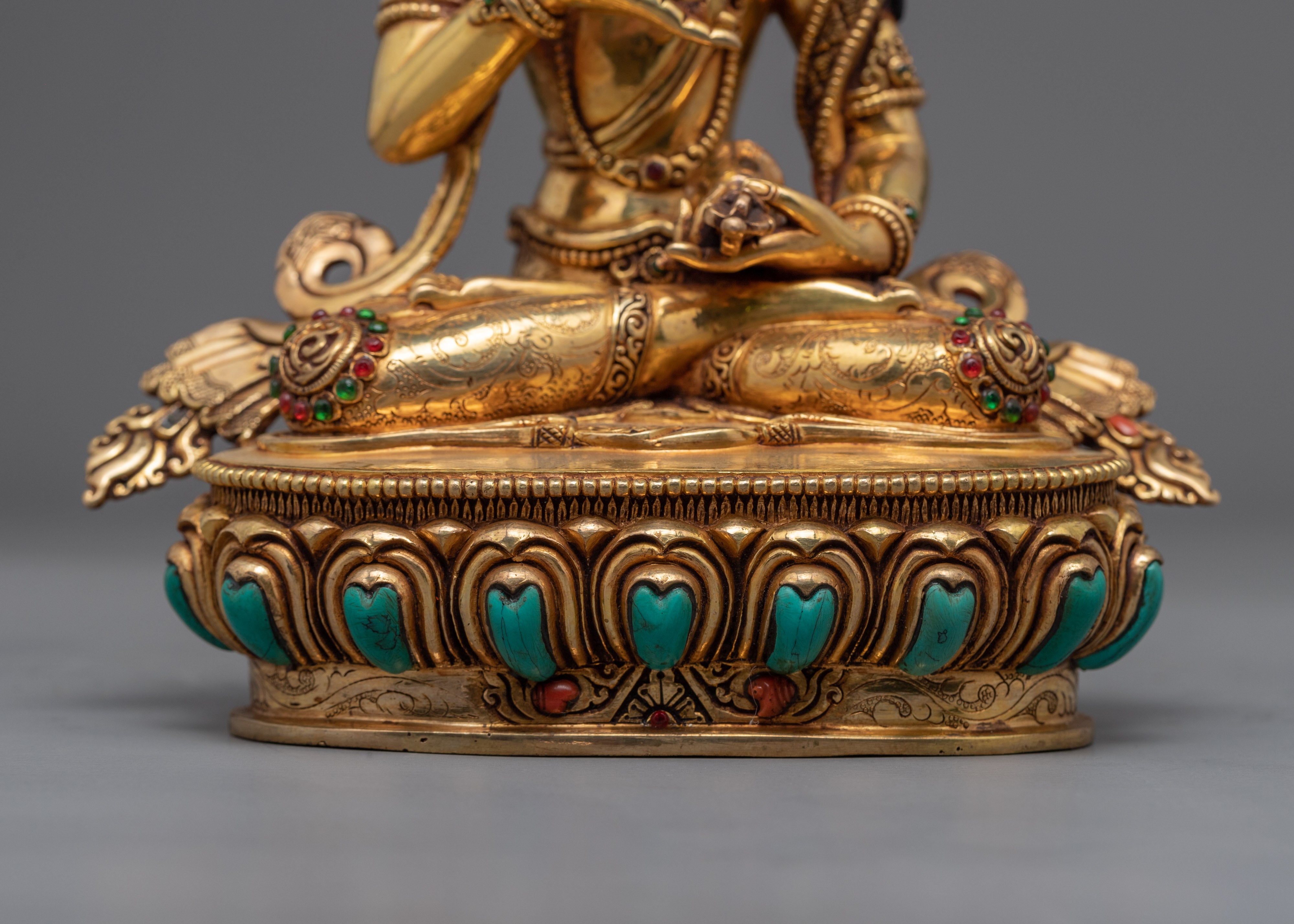 Tibetan Vajrasattva  Bodhisattva Sculpture | Traditional Himalayan Art