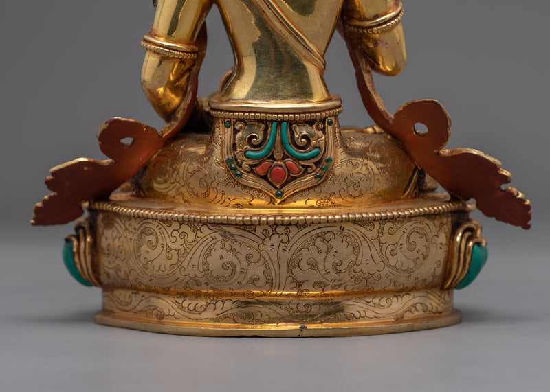 Tibetan Vajrasattva  Bodhisattva Sculpture | Traditional Himalayan Art