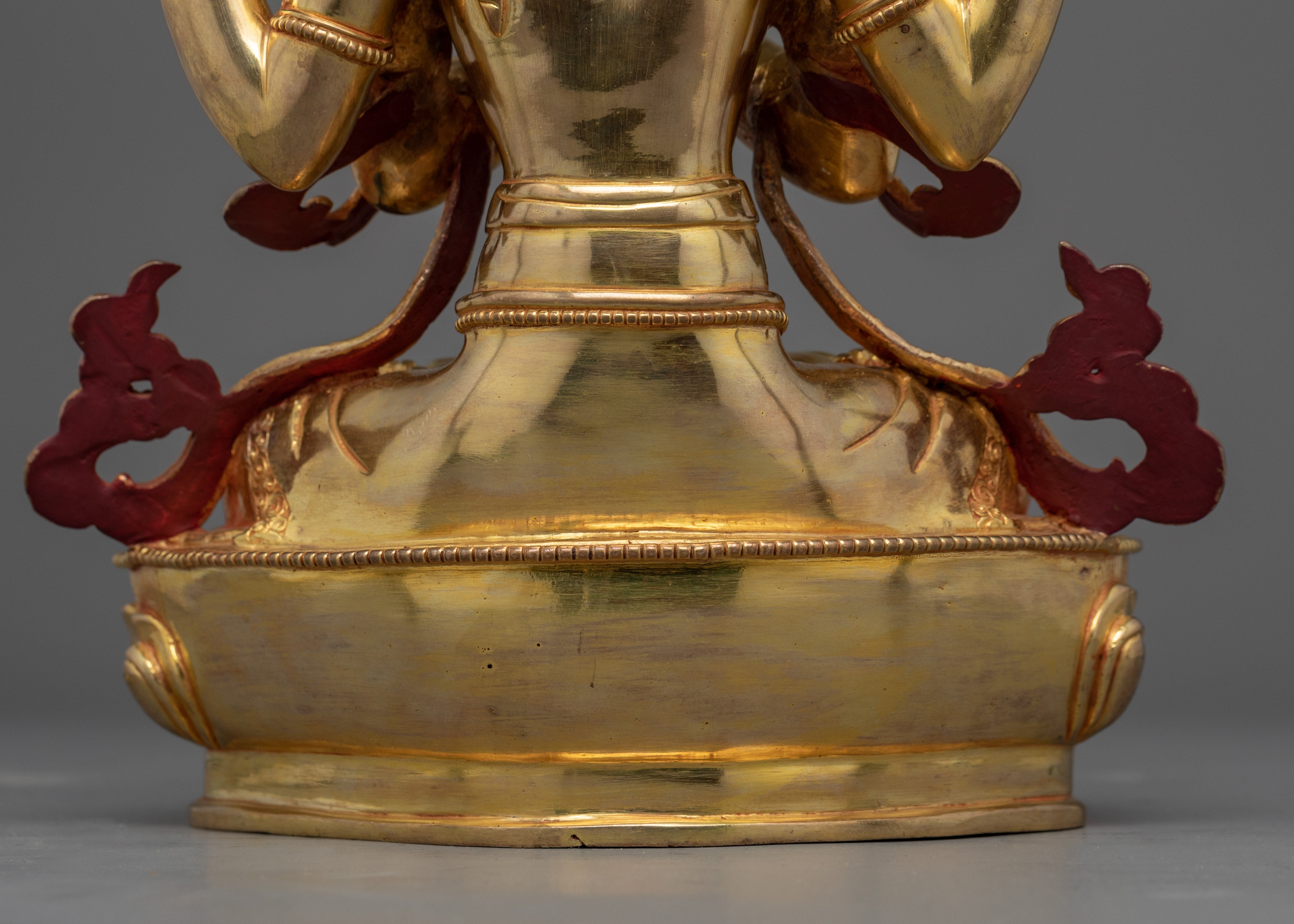 4 Arm Chenrezig Statue | Handmade Buddhist Deity of Compassion