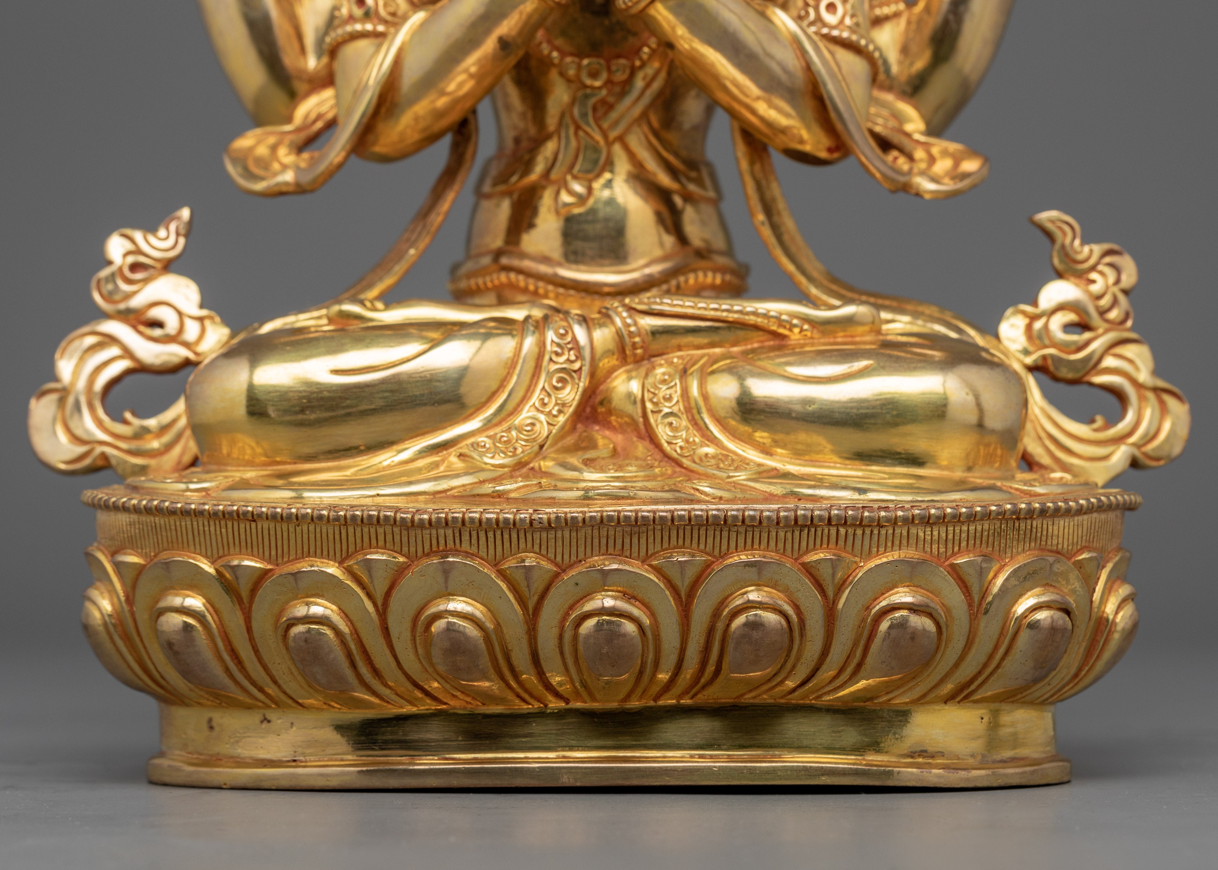 4 Arm Chenrezig Statue | Handmade Buddhist Deity of Compassion