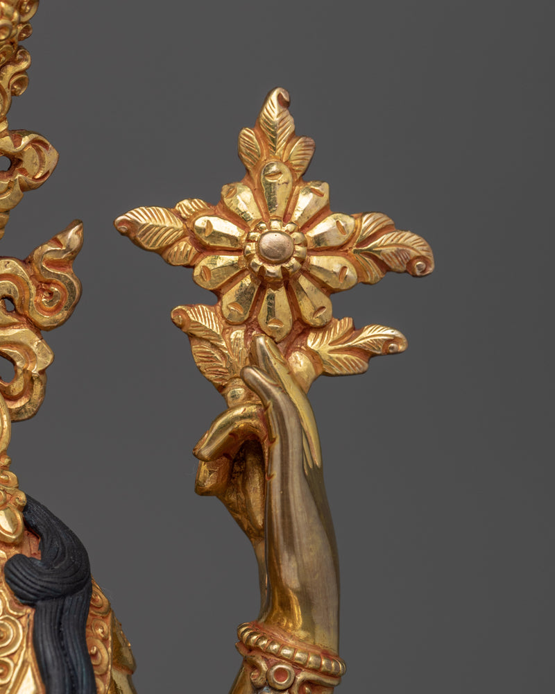 4 Arm Chenrezig Statue | Handmade Buddhist Deity of Compassion