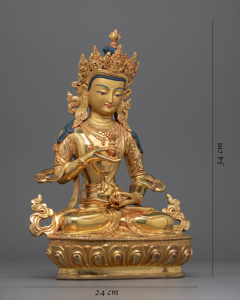 Mantra of Vajrasattva Statue | Powerful Purification Prayer Idol