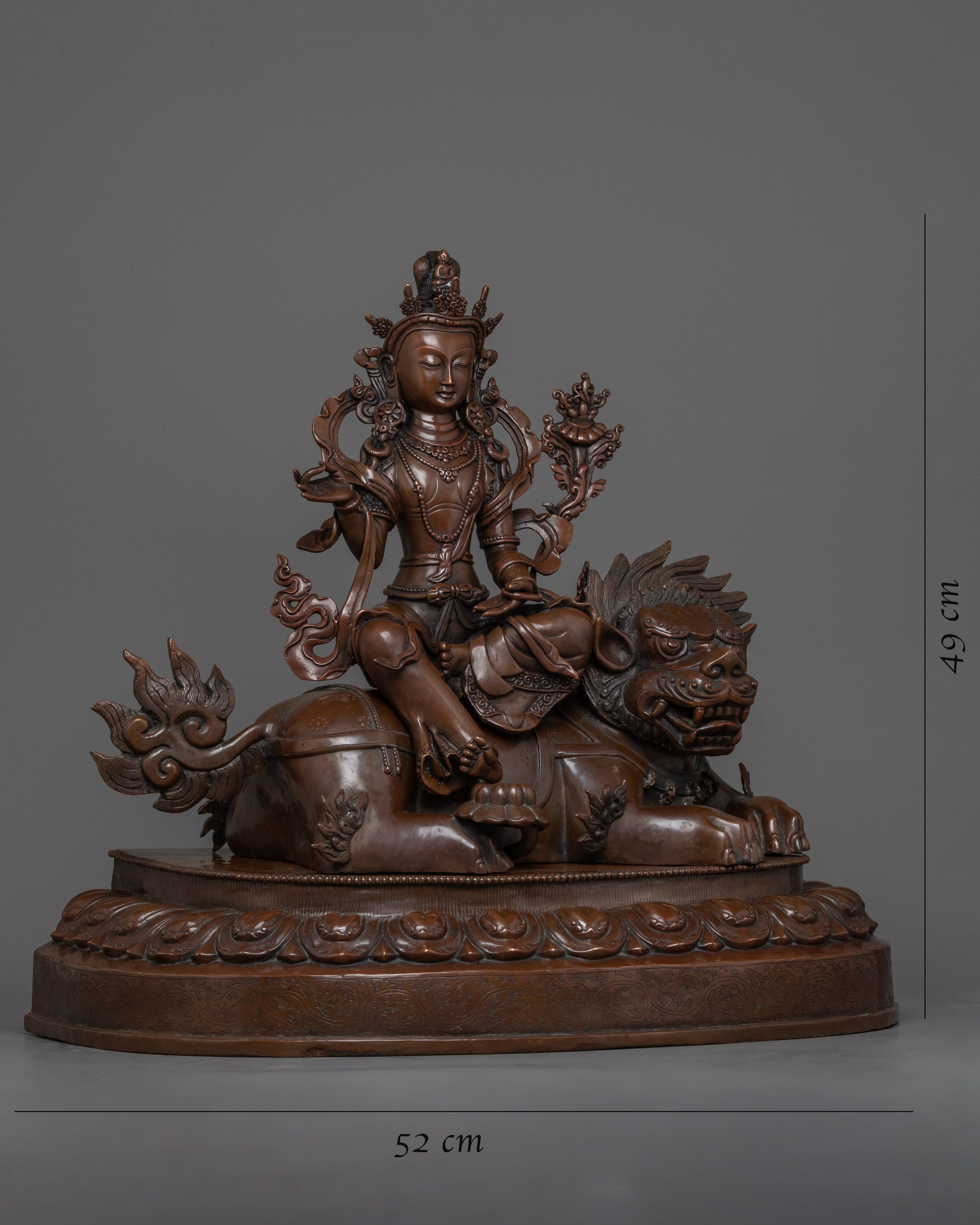 Oxidized buddhist-art-chenrezig