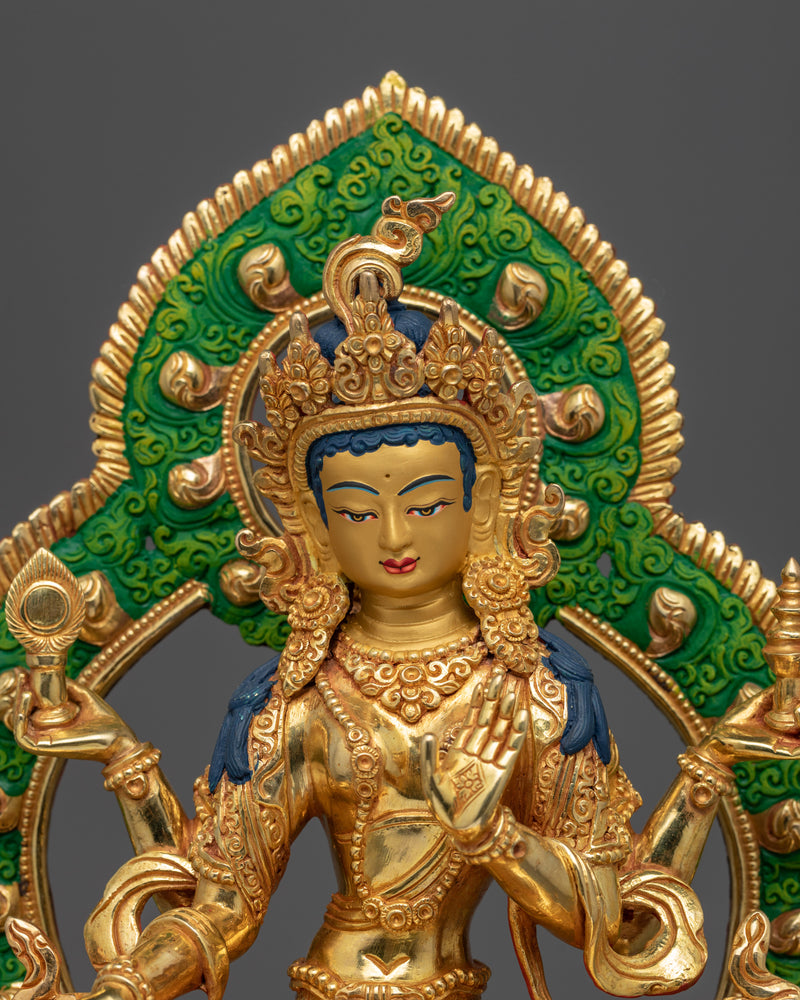 Goddess Laxmi Statue | Traditionally Handmade Goddess of Wealth, Prosperity, Wisdom