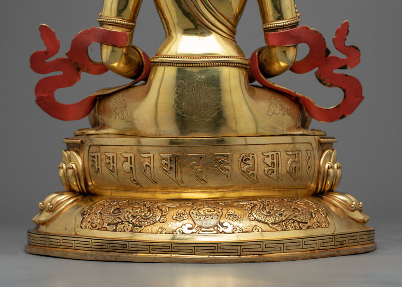 Long Life Mantra of Buddha Amitayus | Handmade Buddhist Statue