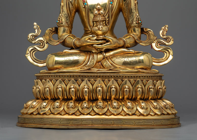 Long Life Mantra of Buddha Amitayus | Handmade Buddhist Statue