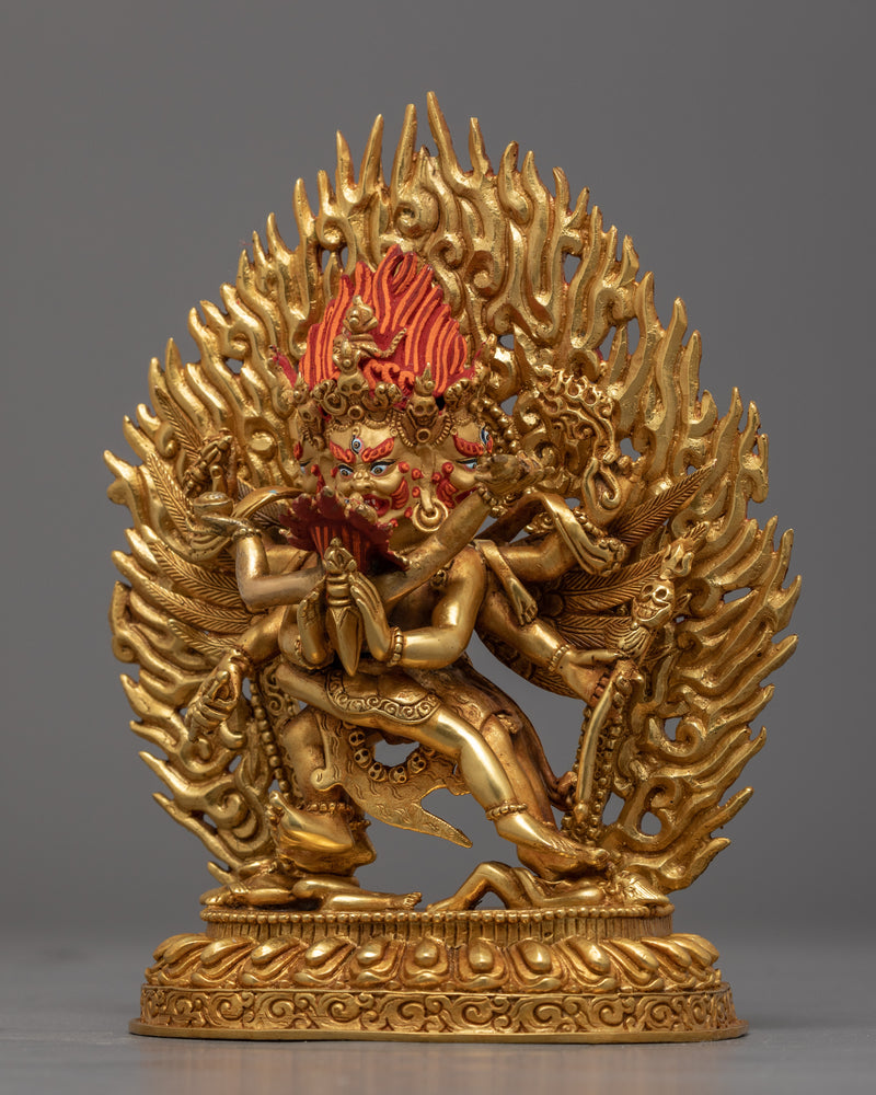 Phurba Vajrakilaya Statue | Handmade Wrathful Deity