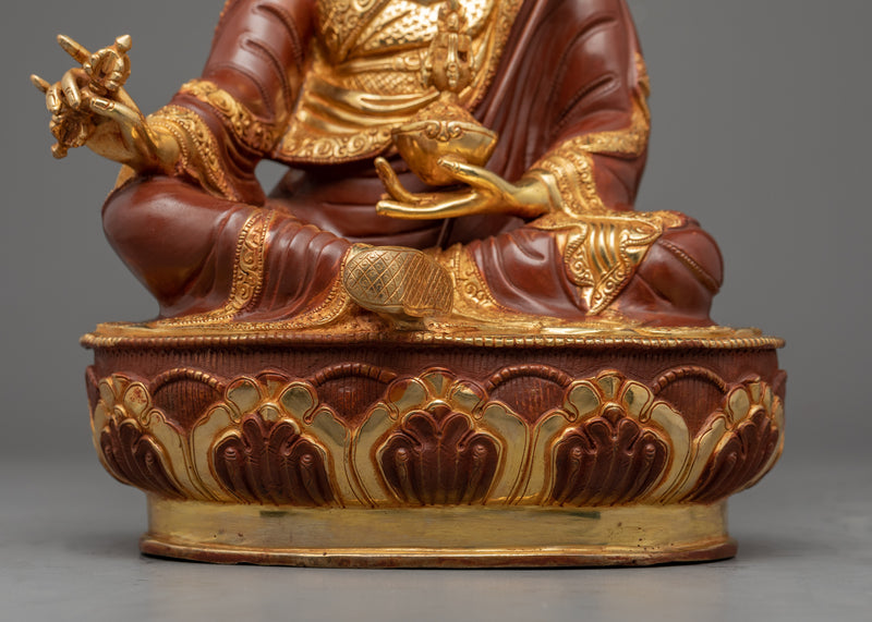 Guru Rinpoche Prayer in Tibetan | Handmade Sculpture of Nepal