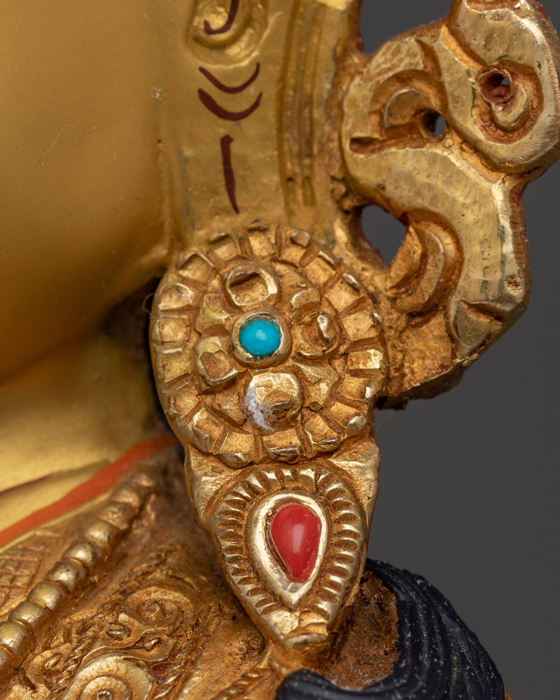 Guru Rinpoche Prayer in Tibetan | Handmade Sculpture of Nepal