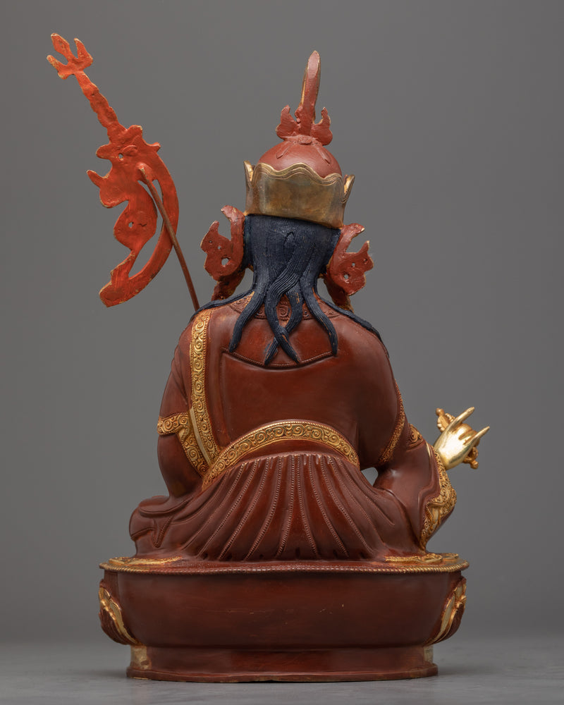 Guru Rinpoche Prayer in Tibetan | Handmade Sculpture of Nepal