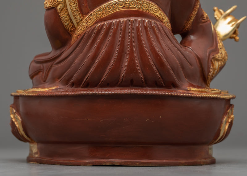 Guru Rinpoche Prayer in Tibetan | Handmade Sculpture of Nepal
