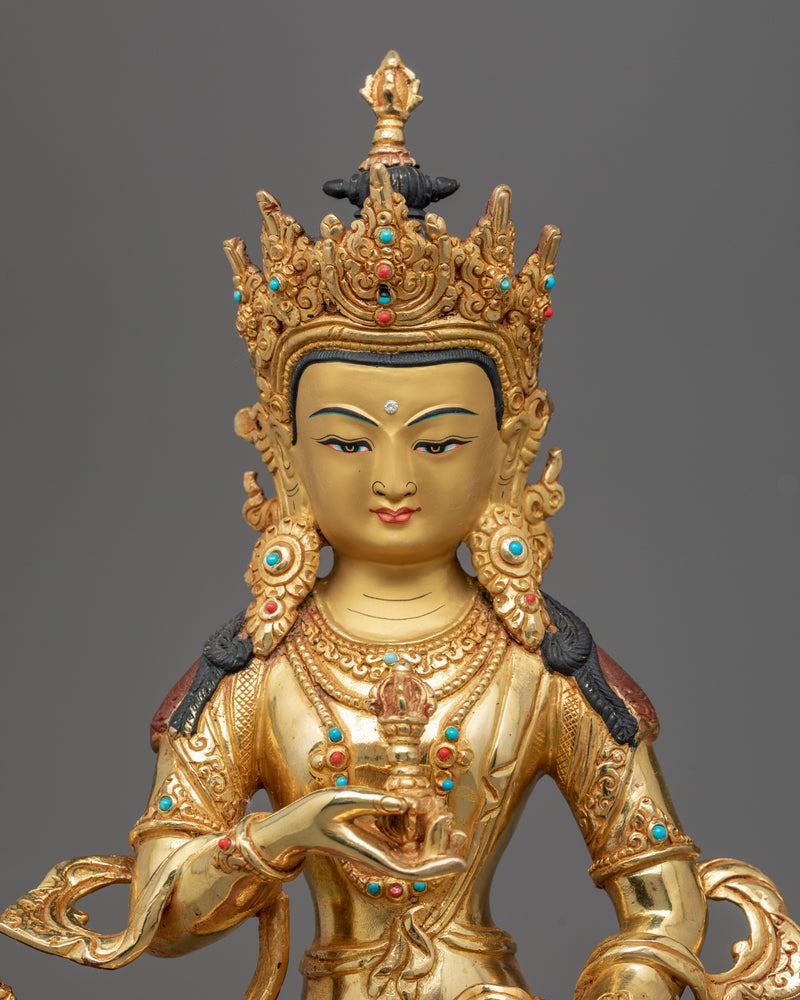 Small Vajrasattva Statue | Tibetan Dorje Sempa Art