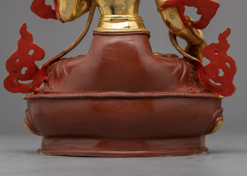 Buddhist Goddess White Tara Statue | Handmade Female Buddha Deity