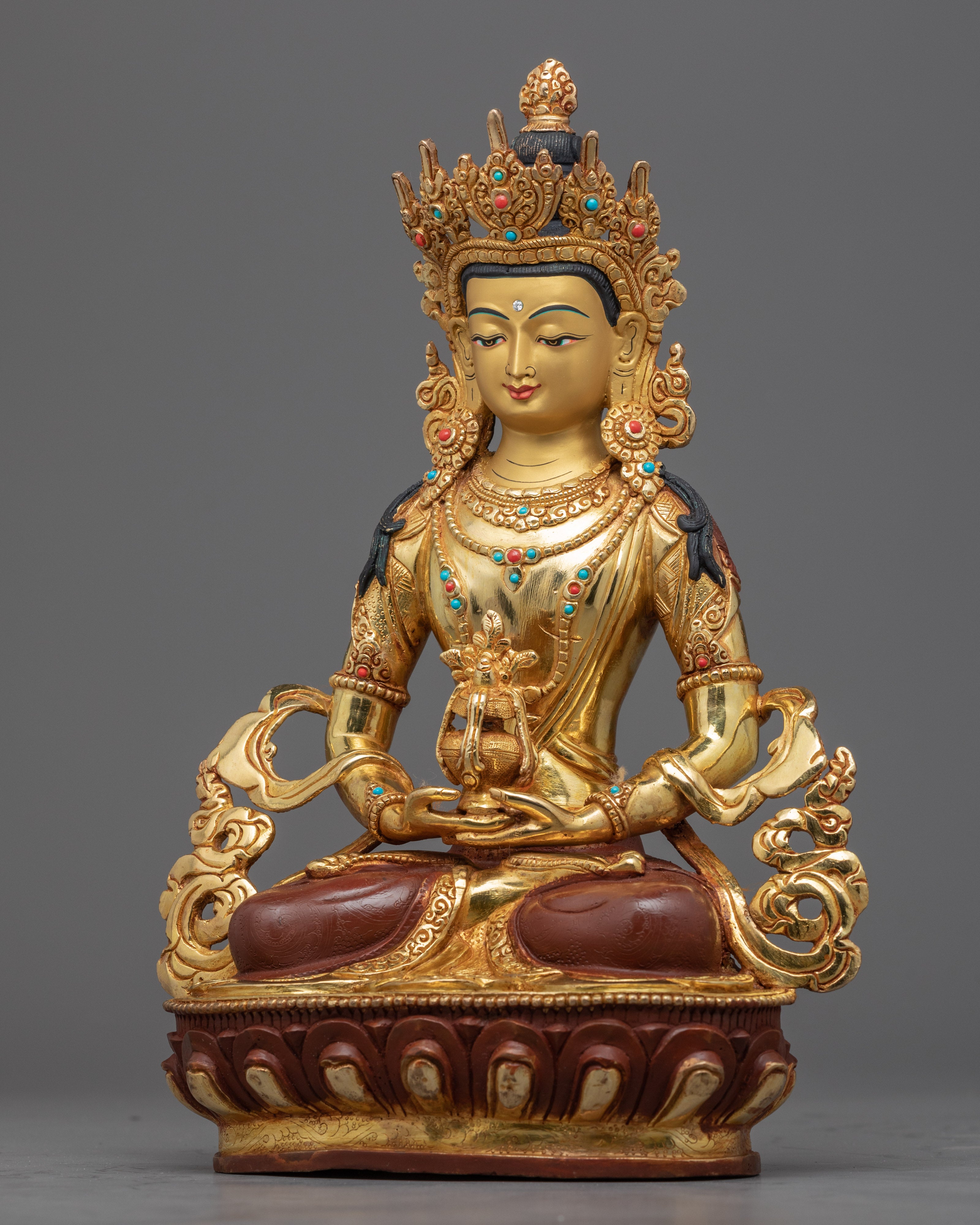 Amitayus Tibetan (Tse Pag Me) Statue | Hand-crafted Art of Nepal