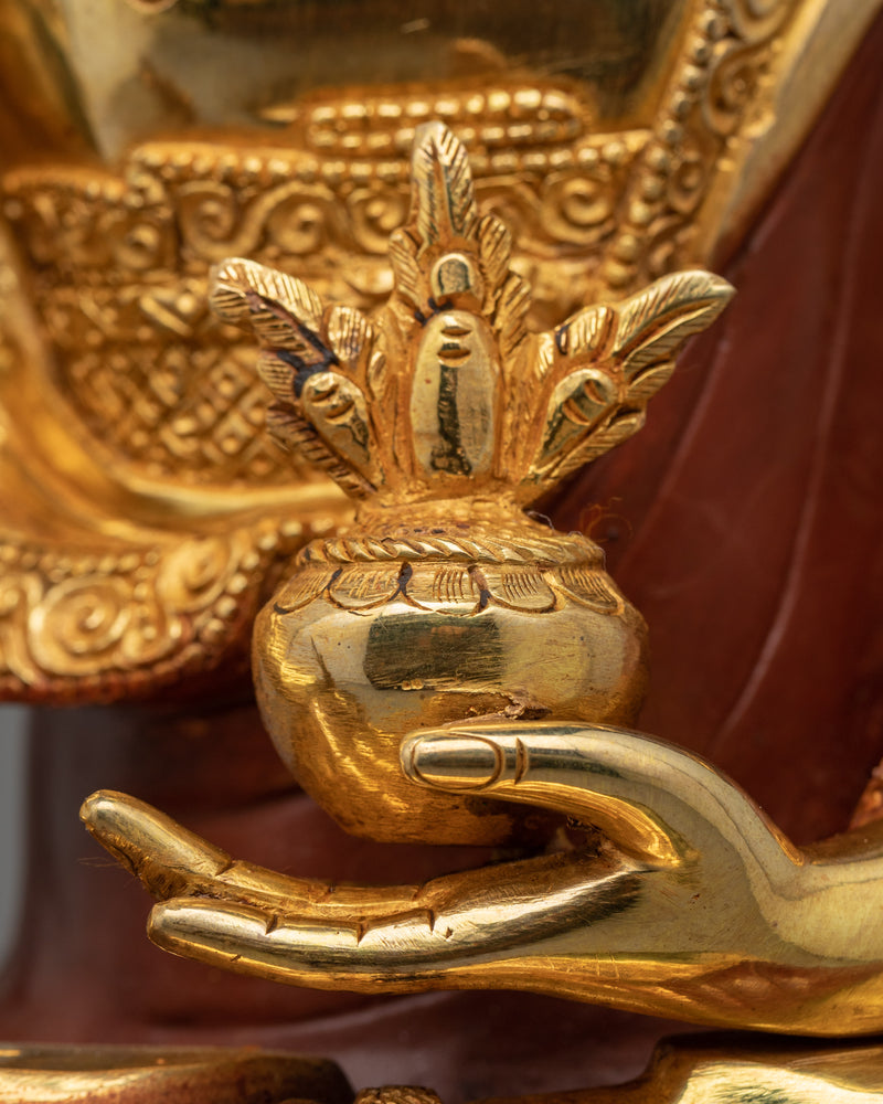 Medicine Buddha Healing Meditation Deity | Hand-Crafted Statue of Nepal
