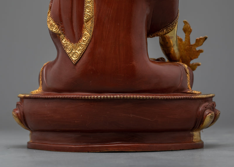 Medicine Buddha Healing Meditation Deity | Hand-Crafted Statue of Nepal