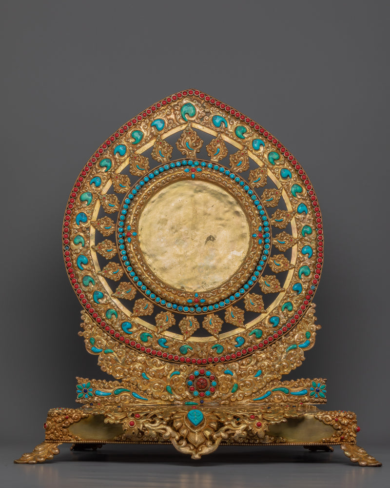 Dzambhala Wealth Buddha Statue | Gilded in genuine 24k Gold