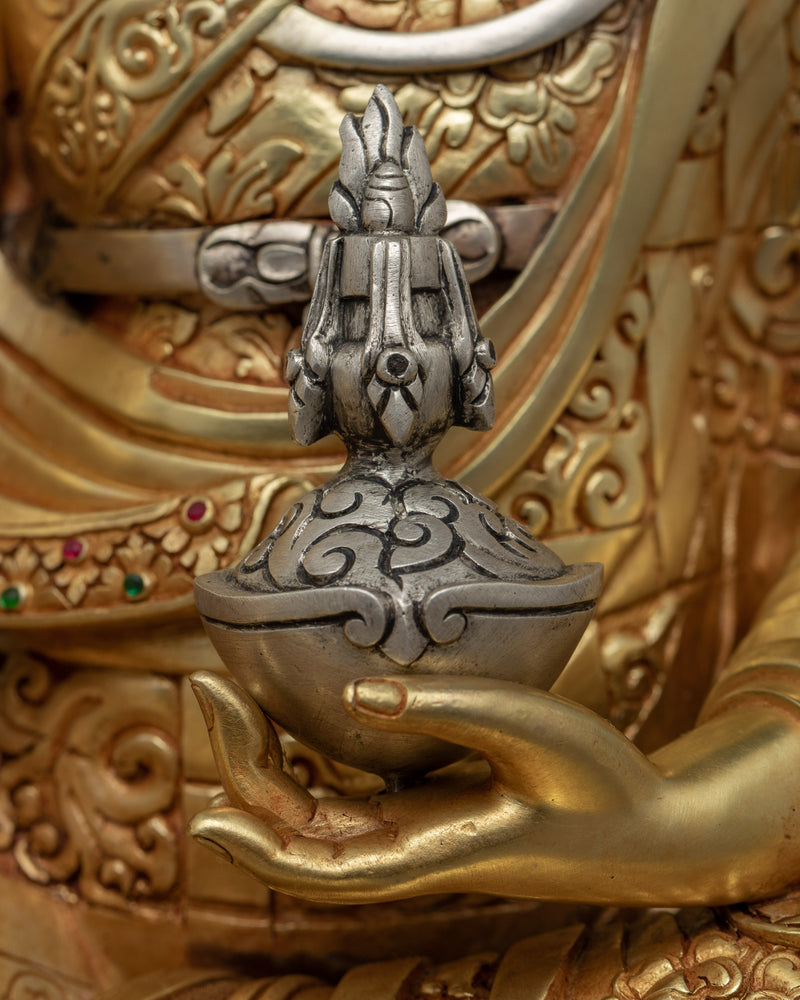 Padmasambhava Meditation Practice Statue | Guru Rinpoche Traditional Buddhist Statue