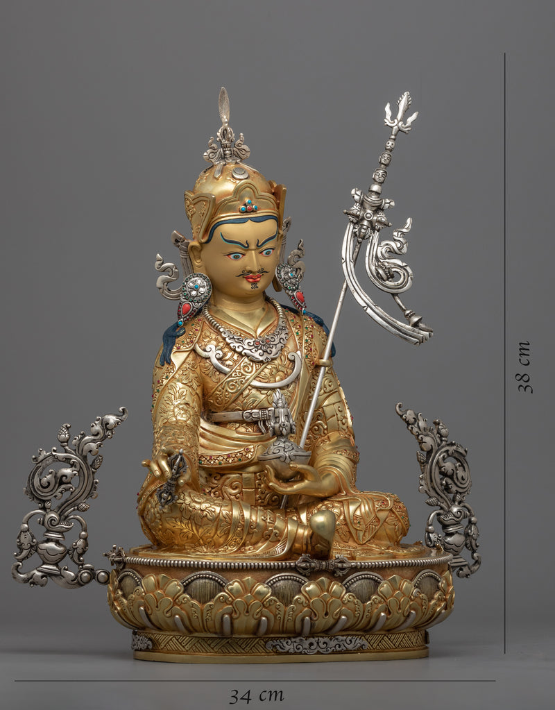 Padmasambhava Meditation Practice Statue | Guru Rinpoche Traditional Buddhist Statue