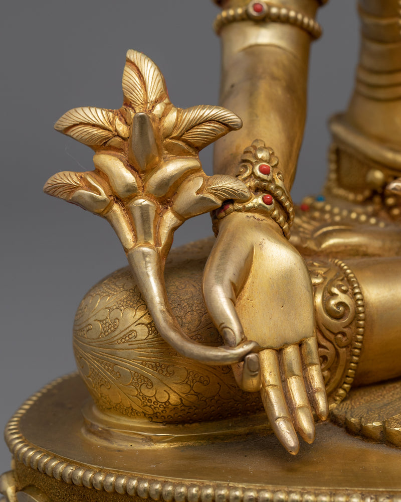 Medicine Buddha, Bhaisajyaguru Buddha Statue | Spiritual Handcrafted Statue for Healing