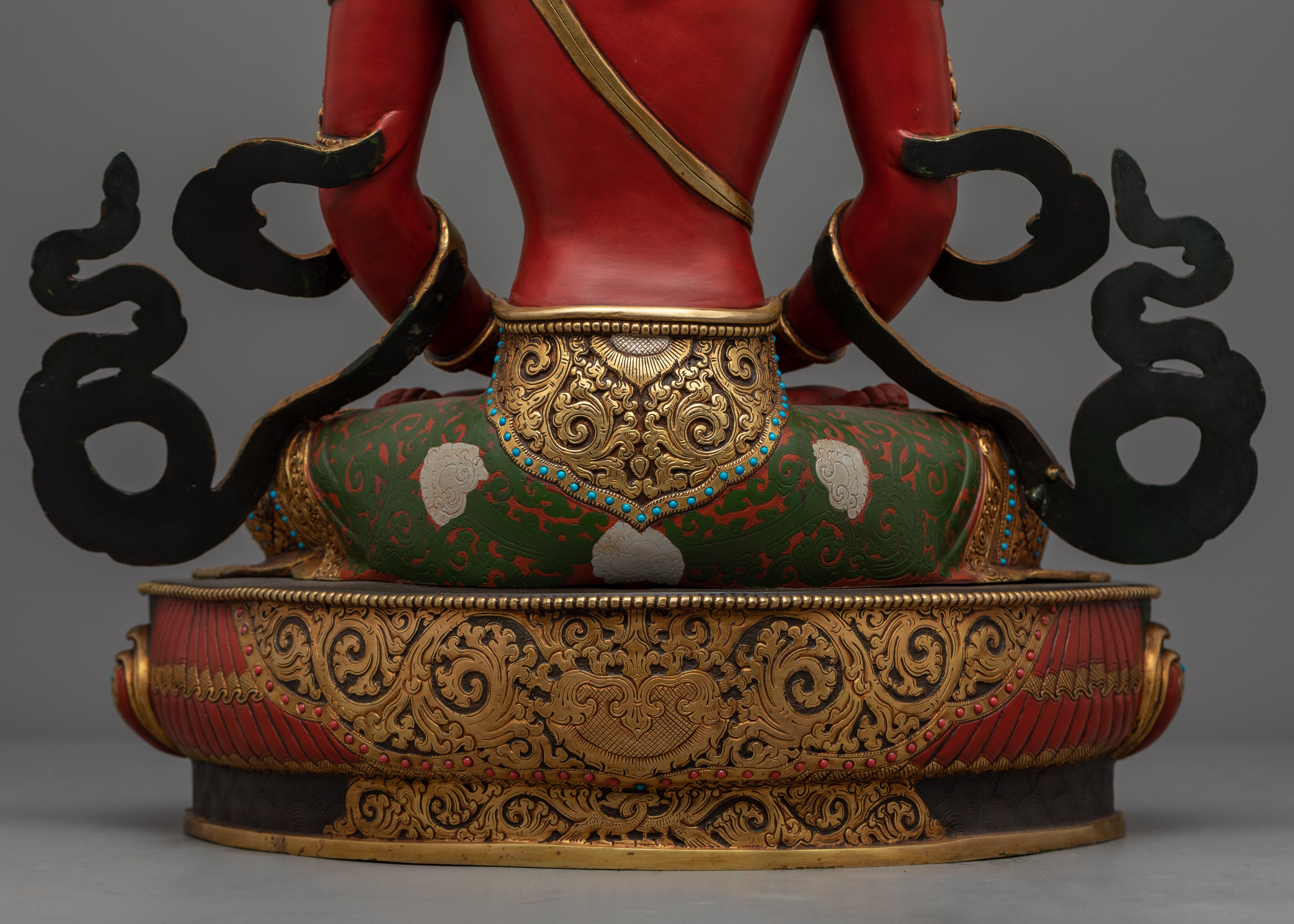 Amitayus Mantra Practice Statuette | Amitayus, of Amitavyūhavatī pure realm Statue