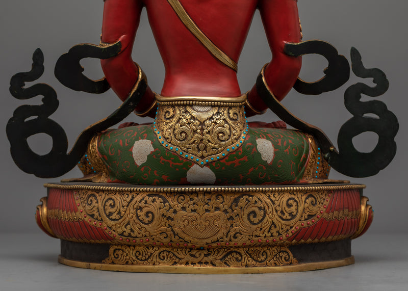 Amitayus Mantra Practice Statuette | Amitayus, of Amitavyūhavatī pure realm Statue