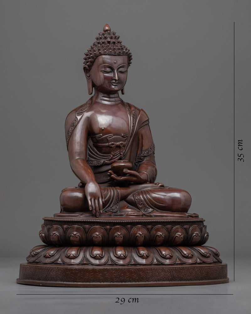 Shakyamuni Buddha Gautama Siddhartha Statue | Hand-Carved Buddha Statue in Meditative Form