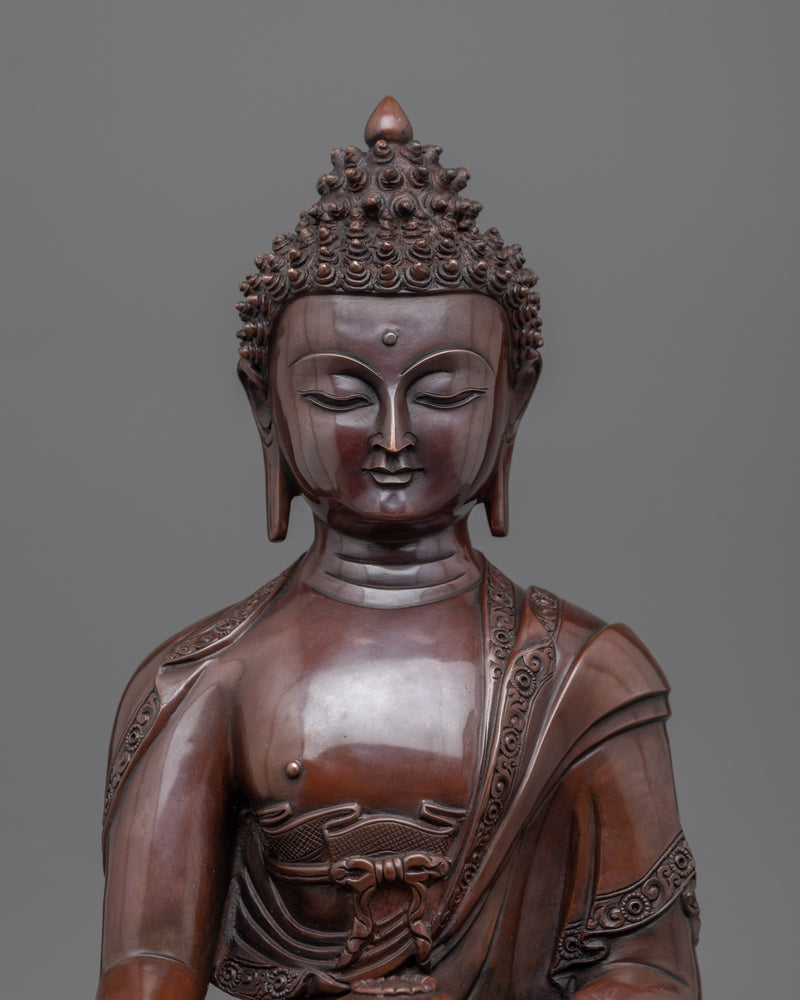 Shakyamuni Buddha Gautama Siddhartha Statue | Hand-Carved Buddha Statue in Meditative Form