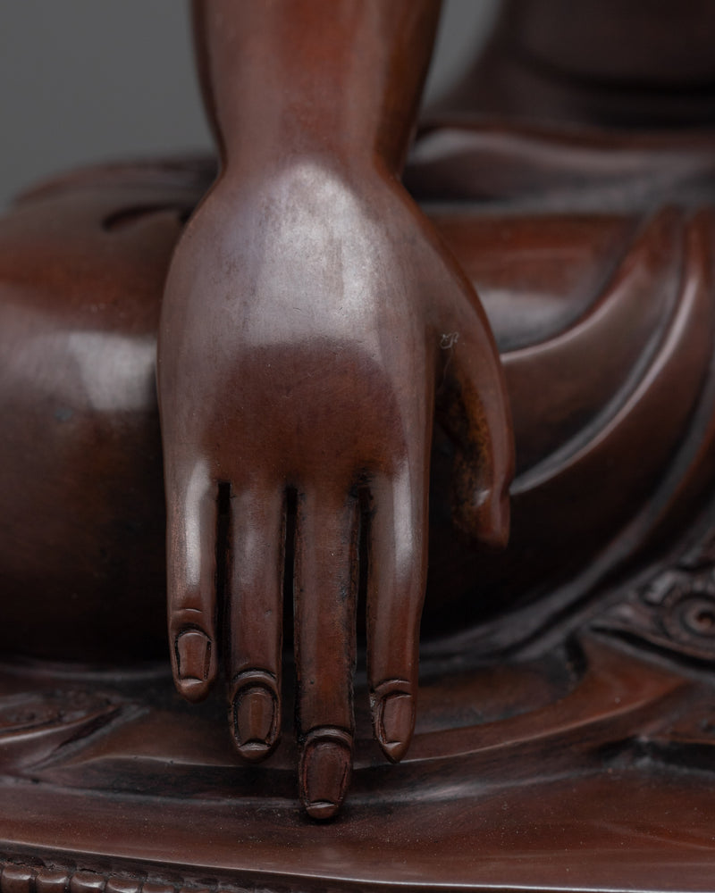 Shakyamuni Buddha Gautama Siddhartha Statue | Hand-Carved Buddha Statue in Meditative Form