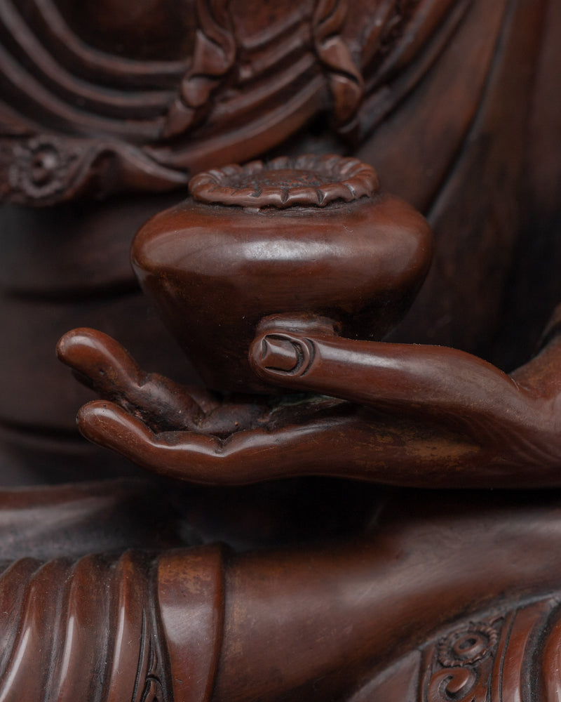 Shakyamuni Buddha Gautama Siddhartha Statue | Hand-Carved Buddha Statue in Meditative Form