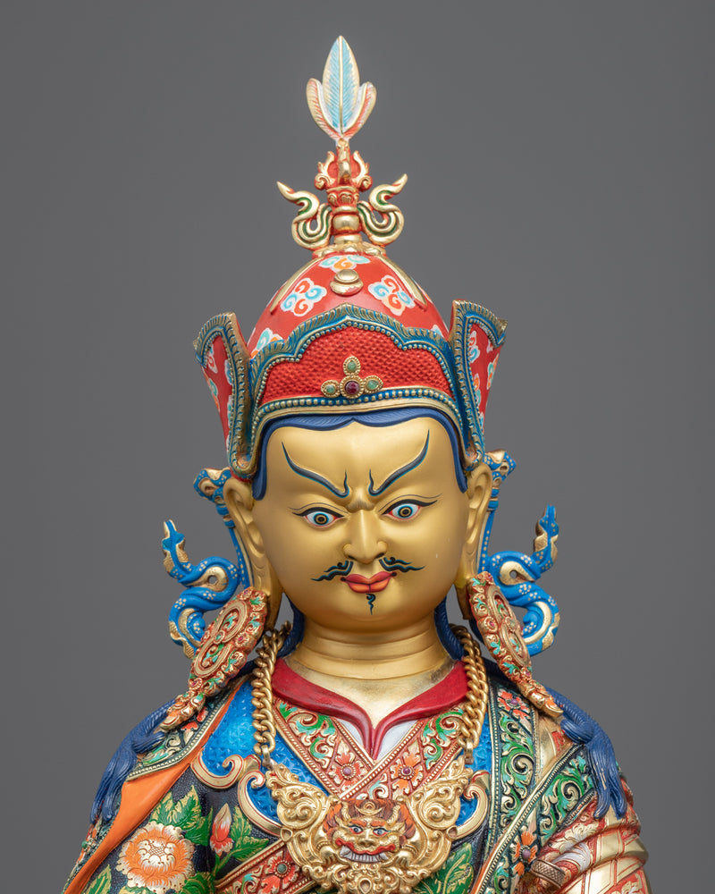 Guru Rinpoche, The Lotus Born Sculpture | Great Buddhist Master Statue