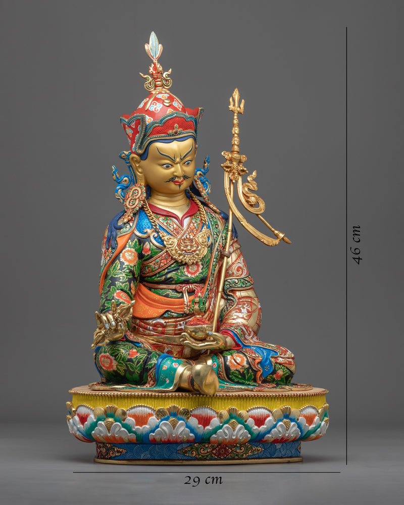 Guru Rinpoche, The Lotus Born Sculpture | Great Buddhist Master Statue
