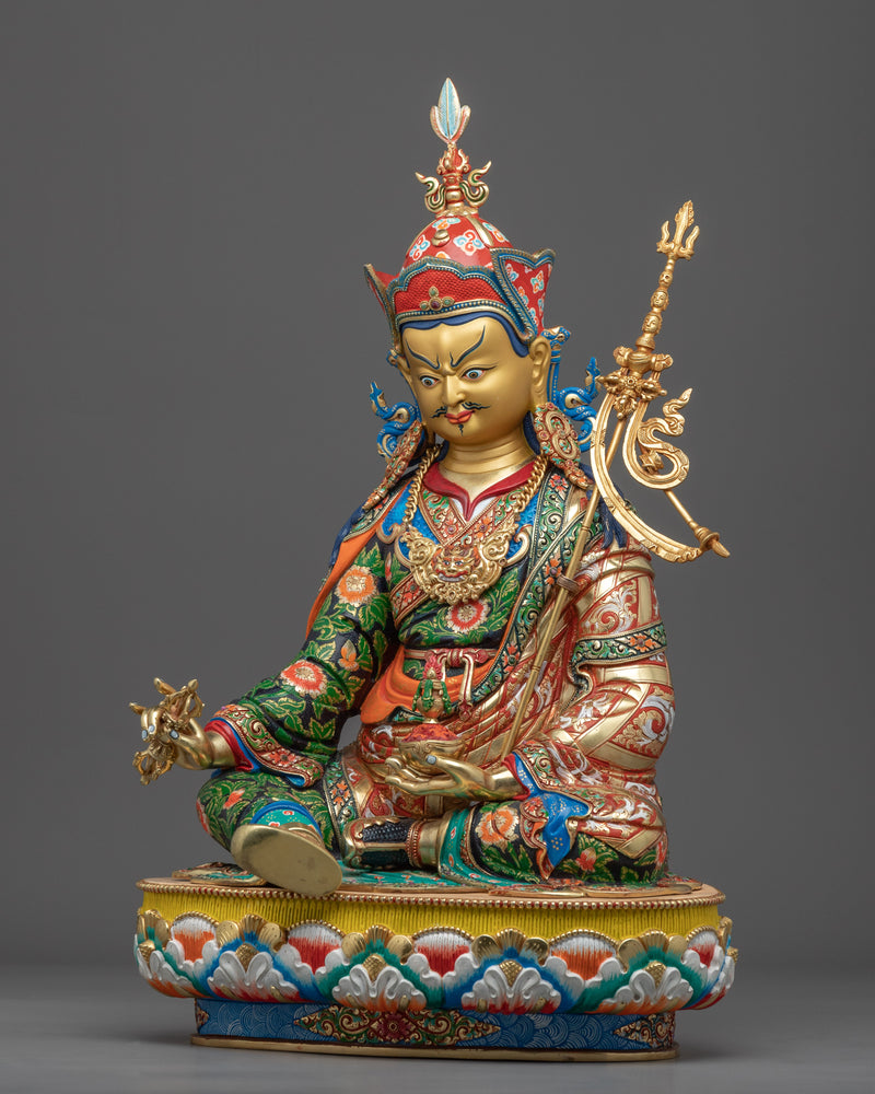 Guru Rinpoche, The Lotus Born Sculpture | Great Buddhist Master Statue