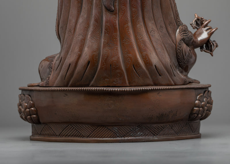 Lotus Born Master, Guru Rinpoche Statue | Traditional Himalayan Buddhist Art