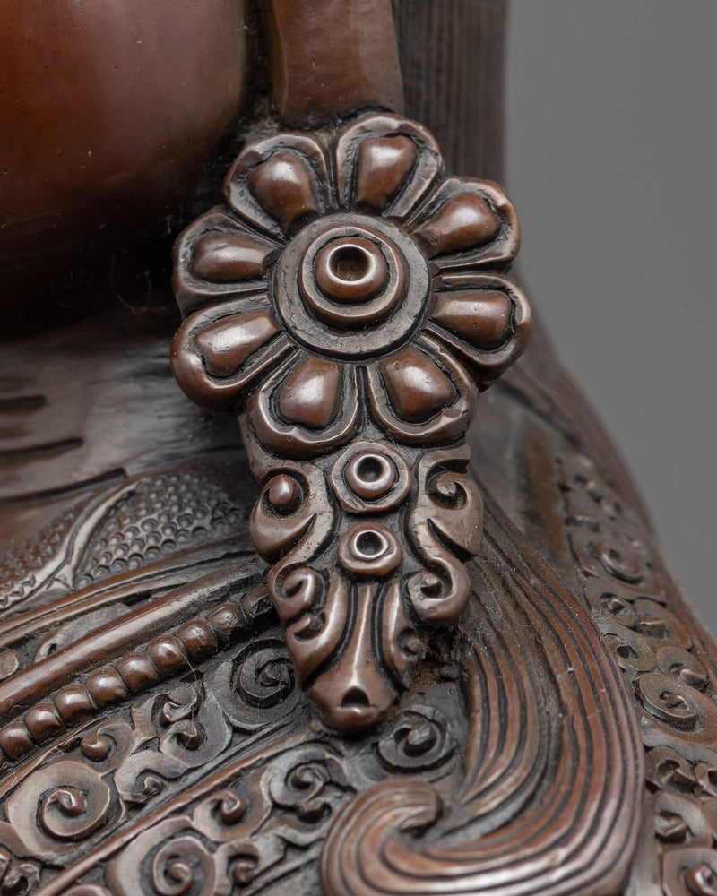Lotus Born Master, Guru Rinpoche Statue | Traditional Himalayan Buddhist Art