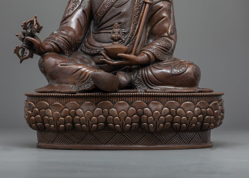 Lotus Born Master, Guru Rinpoche Statue | Traditional Himalayan Buddhist Art