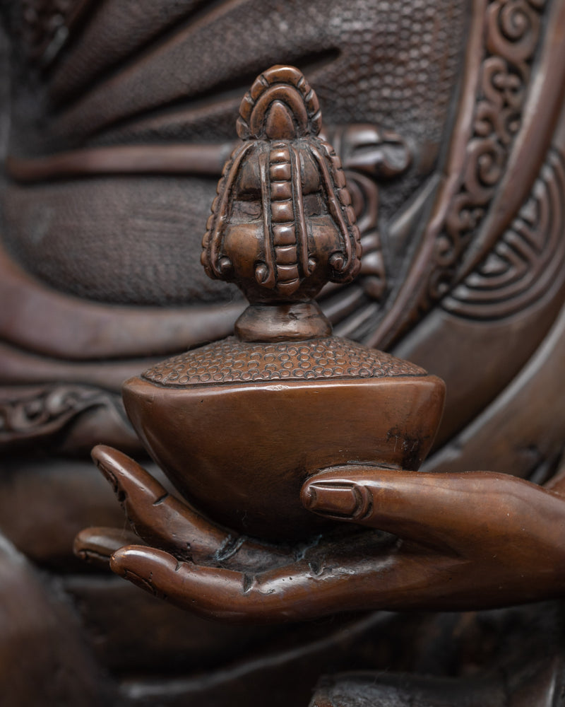 Lotus Born Master, Guru Rinpoche Statue | Traditional Himalayan Buddhist Art