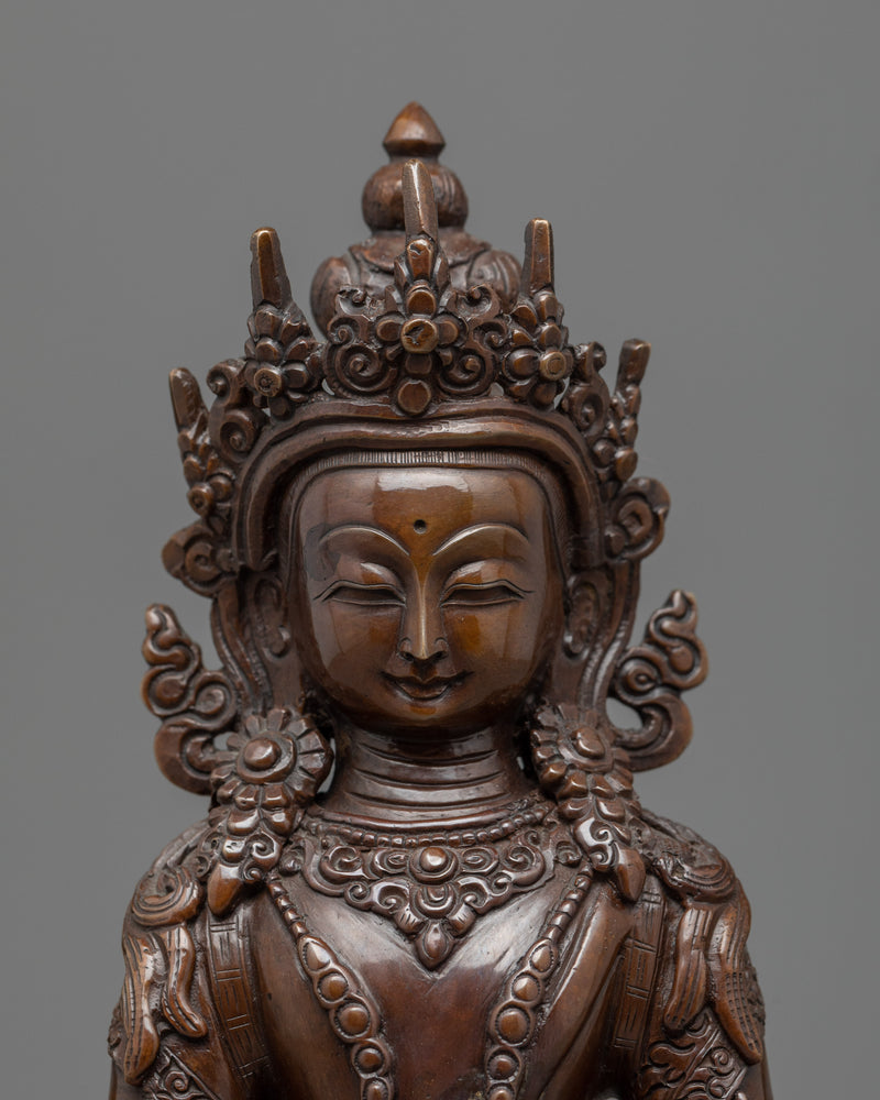 Amitayus Handmade Buddha Statue | Himalayan Buddhist Art