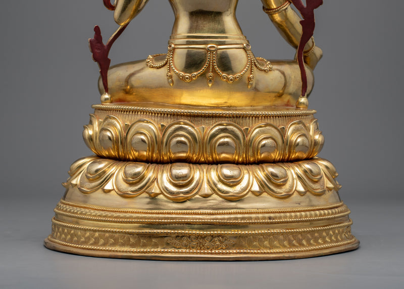 Green Tara, Bodhisattva of Compassion Statue |  Female Bodhisattva of Wisdom and Compassion
