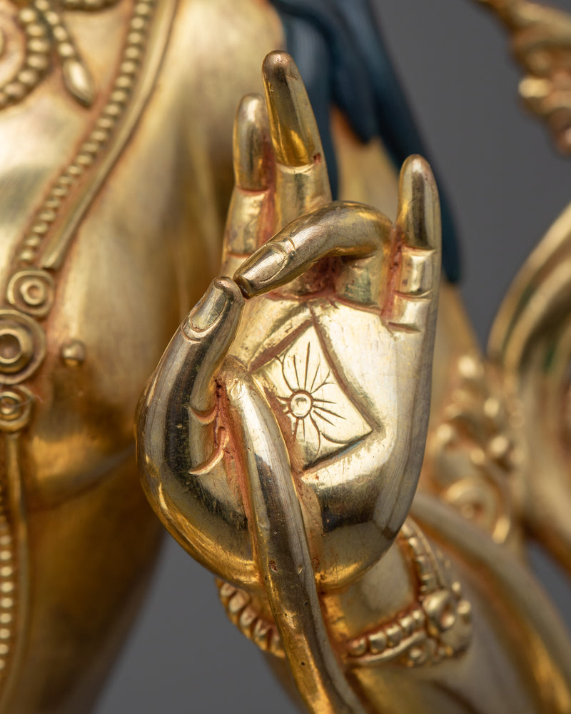 Green Tara, Bodhisattva of Compassion Statue |  Female Bodhisattva of Wisdom and Compassion