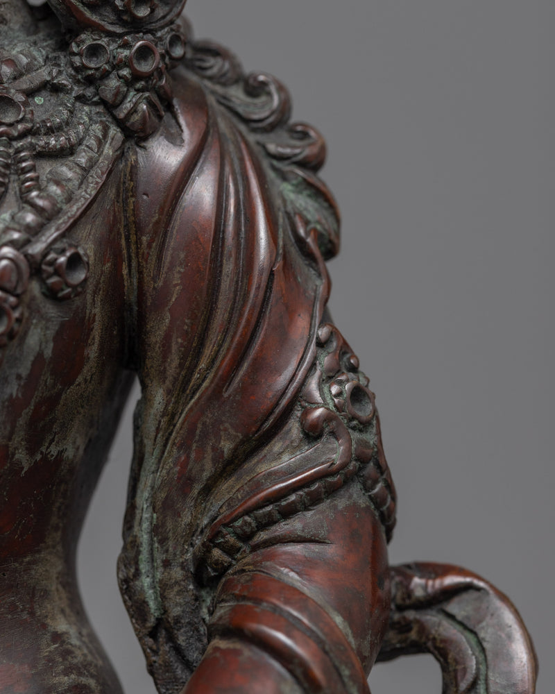 Classic Vajrasattva Bodhisattva Statue | Traditional Buddhist Art for Meditation