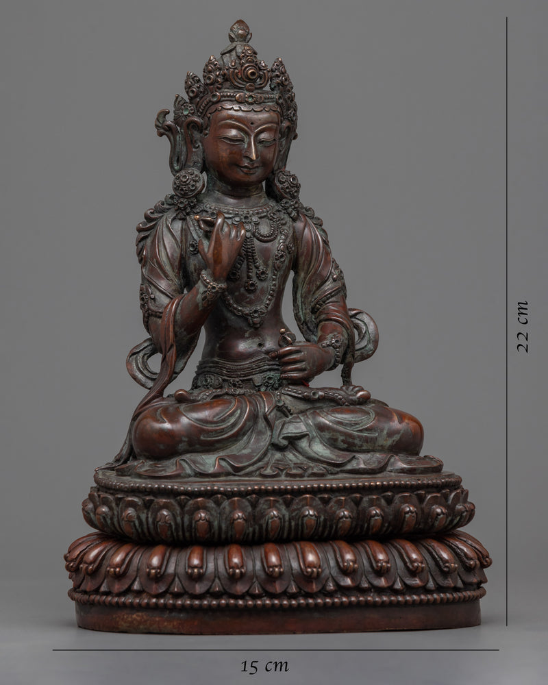 Classic Vajrasattva Bodhisattva Statue | Traditional Buddhist Art for Meditation