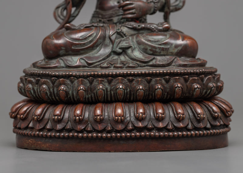 Classic Vajrasattva Bodhisattva Statue | Traditional Buddhist Art for Meditation