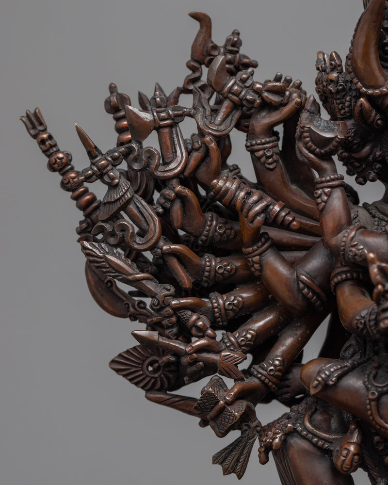 Yamantaka Destroyer of the God of Death Statue | Himalayan Buddhist Art